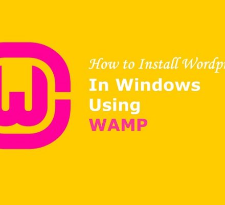 Install WordPress in localhost wamp